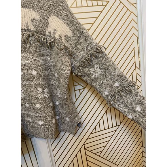 Loft Turtleneck Polar Bear Tassel Sweater - Picture 3 of 10